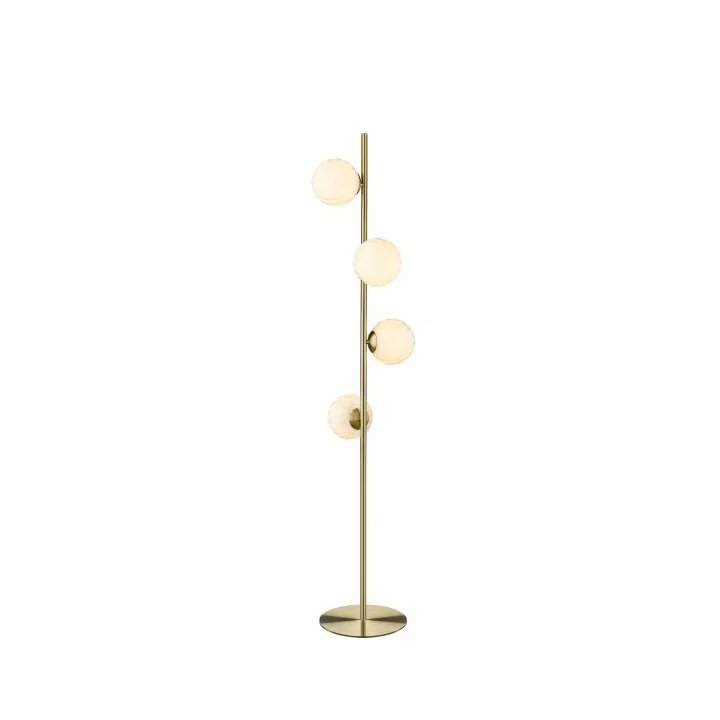 Twist 4 golvlampa 150 cm, Antikmässing Halo Design