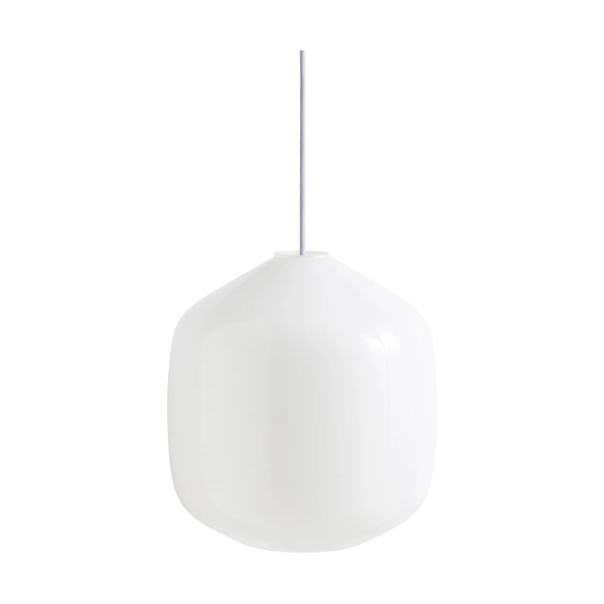 Buoy pendant lamp Ø30 cm, Opal glass-pastel lilac HAY