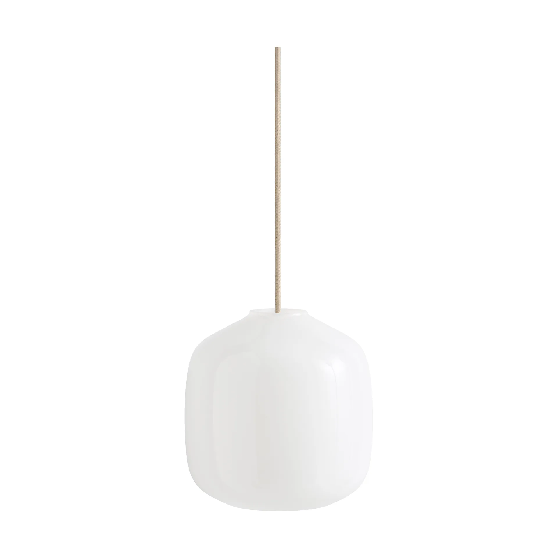 Buoy pendel Ø20 cm, Opal glass-beton grey HAY