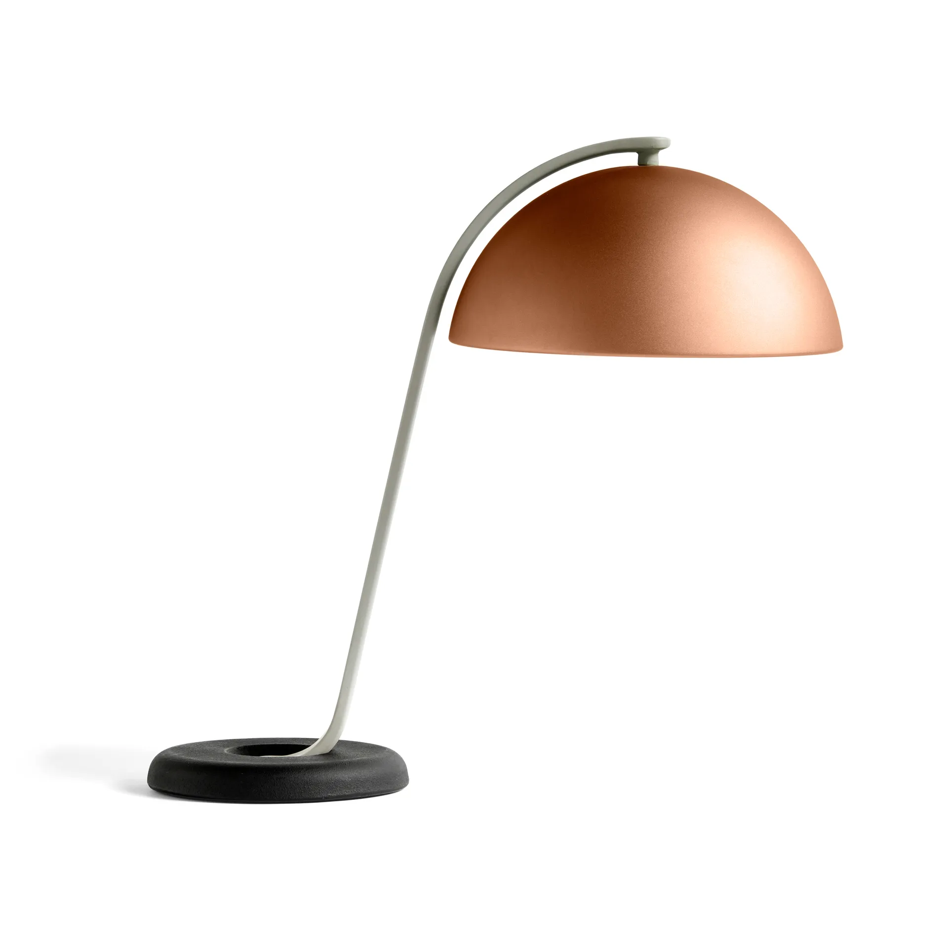 Cloche table lamp, Mocca anodised HAY