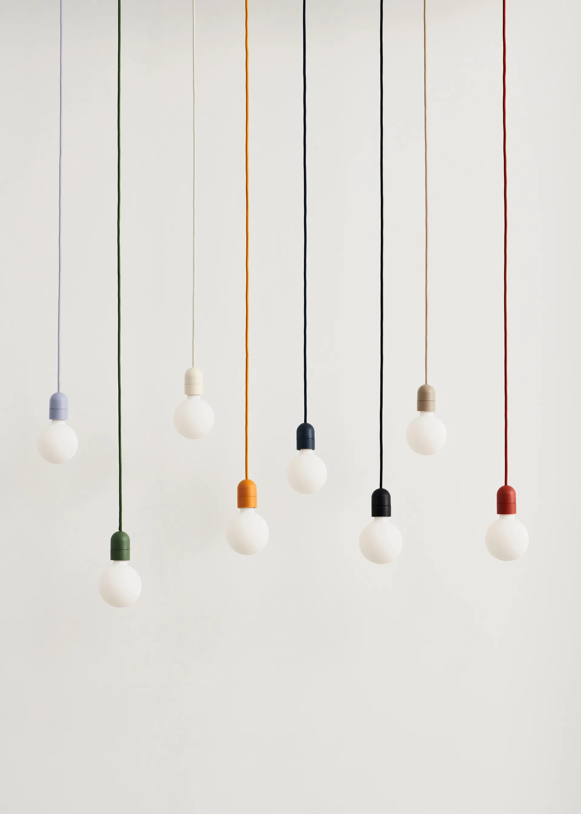 Common Pendant Cord set pendel Ø12 cm, Pastel lilac HAY