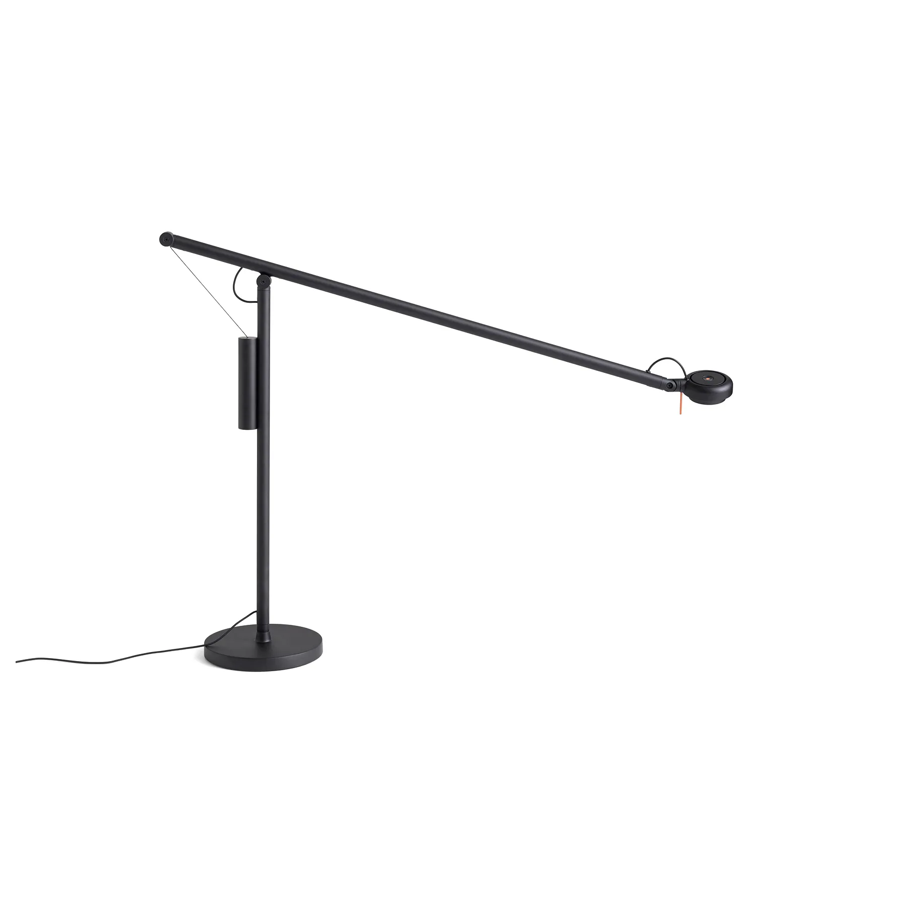 Fifty-Fifty table lamp, Soft black HAY