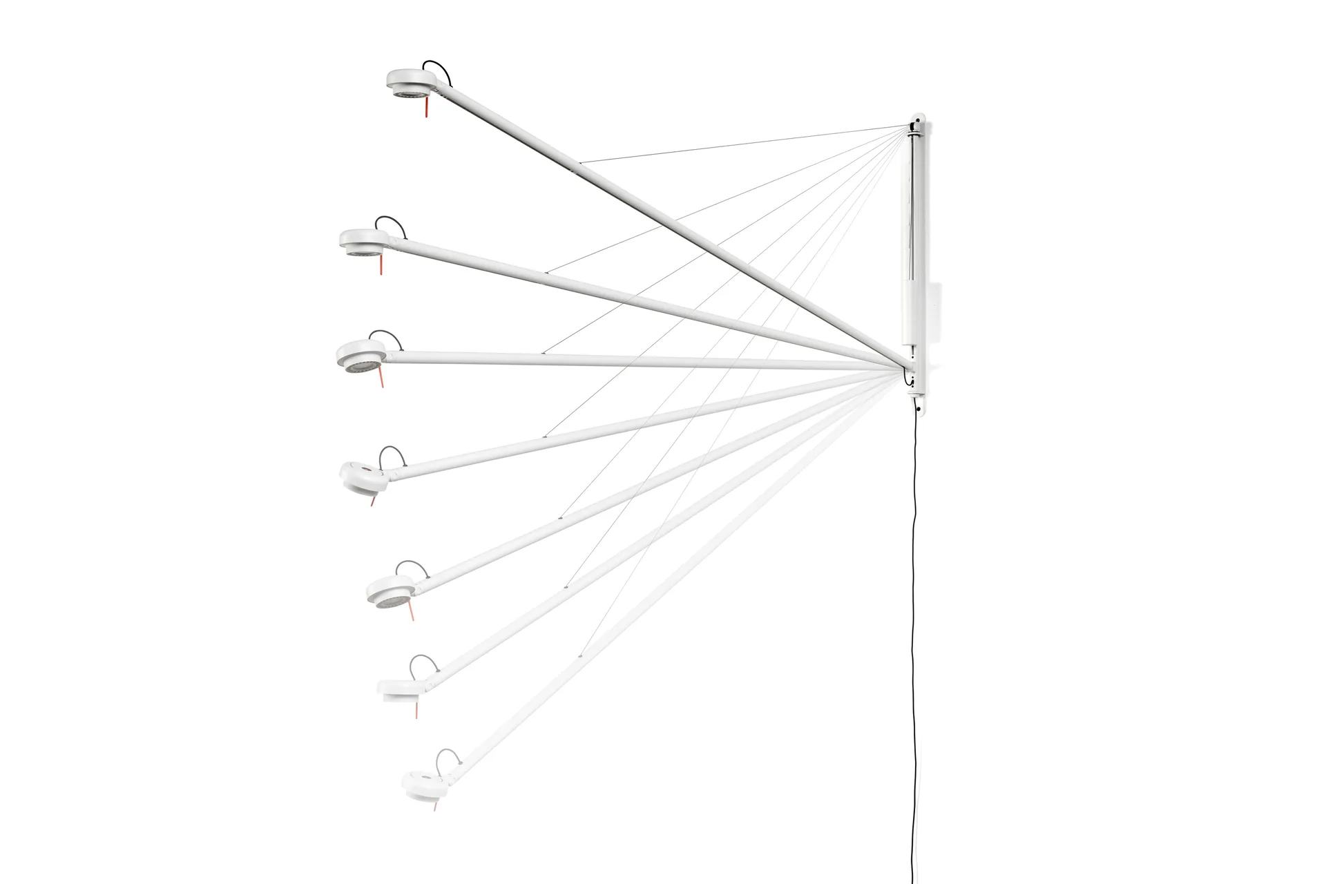 Fifty-Fifty Wandleuchte, Cream white HAY