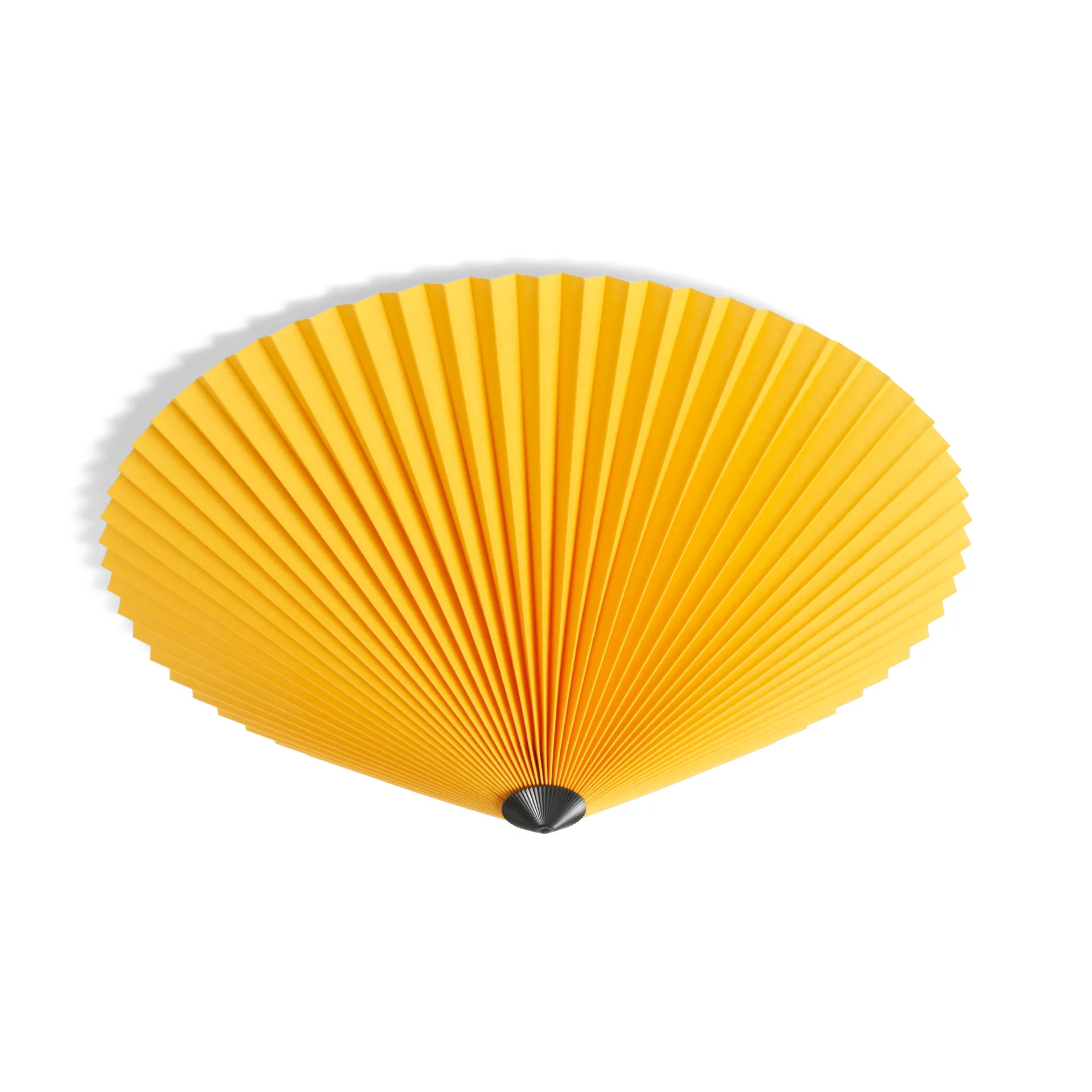 Matin flush mount plafond Ø50 cm, Yellow shade HAY