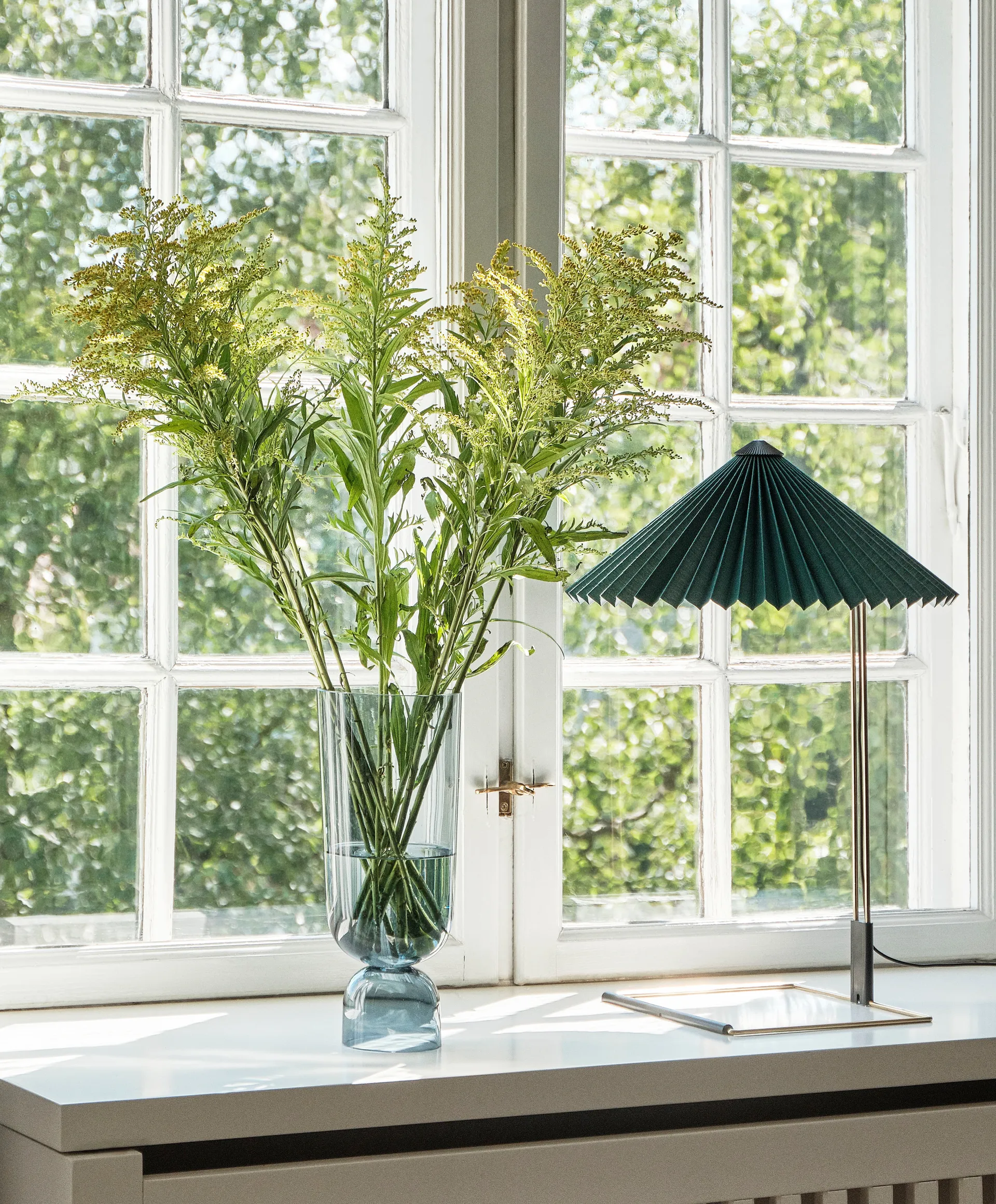 Matin table Tischleuchte Ø38cm, Green shade HAY