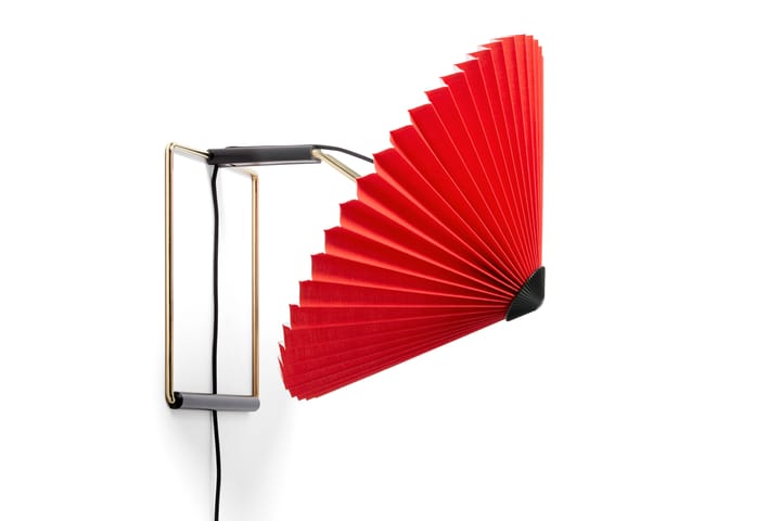 Matin wall Wandleuchte Ø30cm, Bright red shade HAY