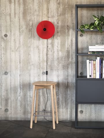 Matin wall Wandleuchte Ø30cm - Bright red shade - HAY