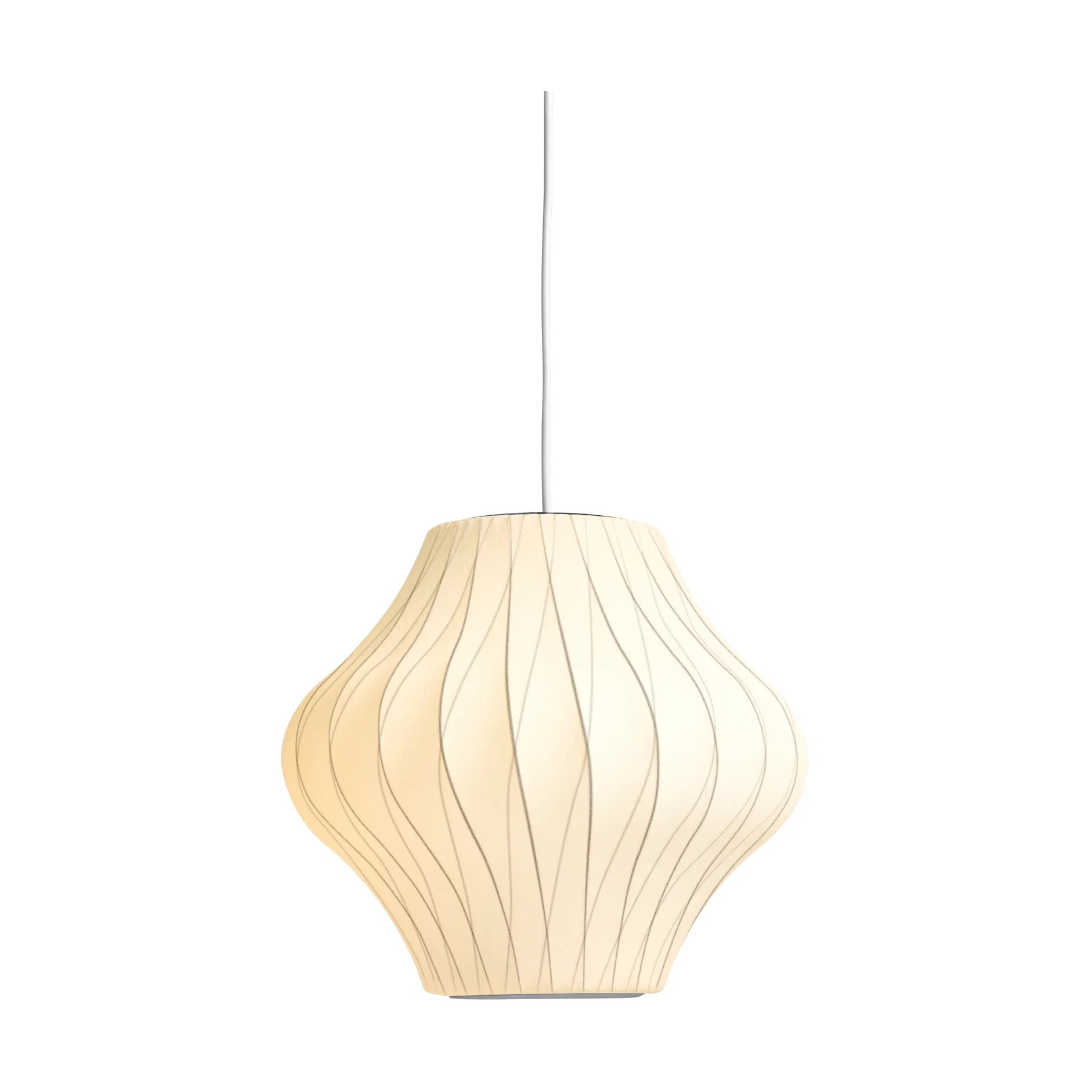 Nelson Bubble Pear crisscross pendel S, Off white HAY