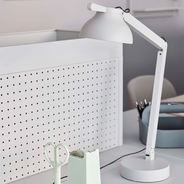 PC desk lamp, Soft black, with lamp base HAY