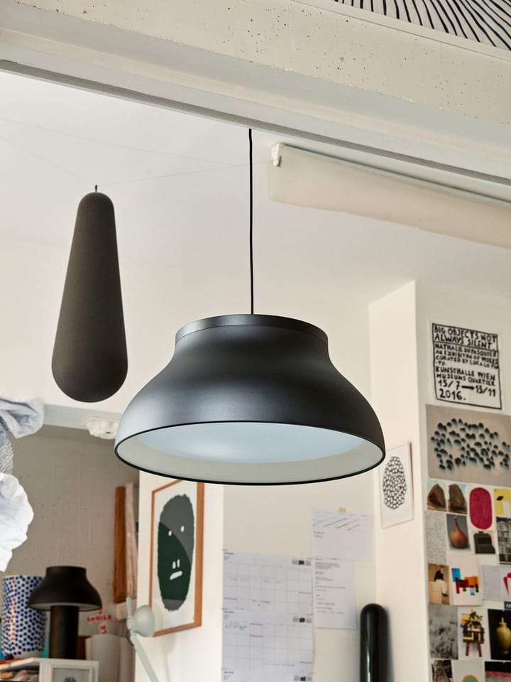 PC pendant pendant lamp L Ø60 cm, Soft black HAY