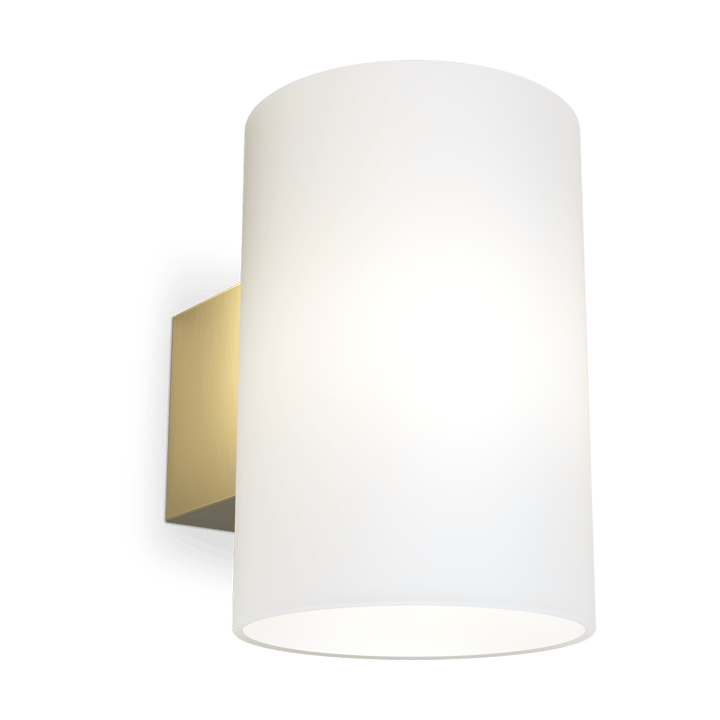 Evoke wall lamp large - Satin brass-opal glass - Herstal