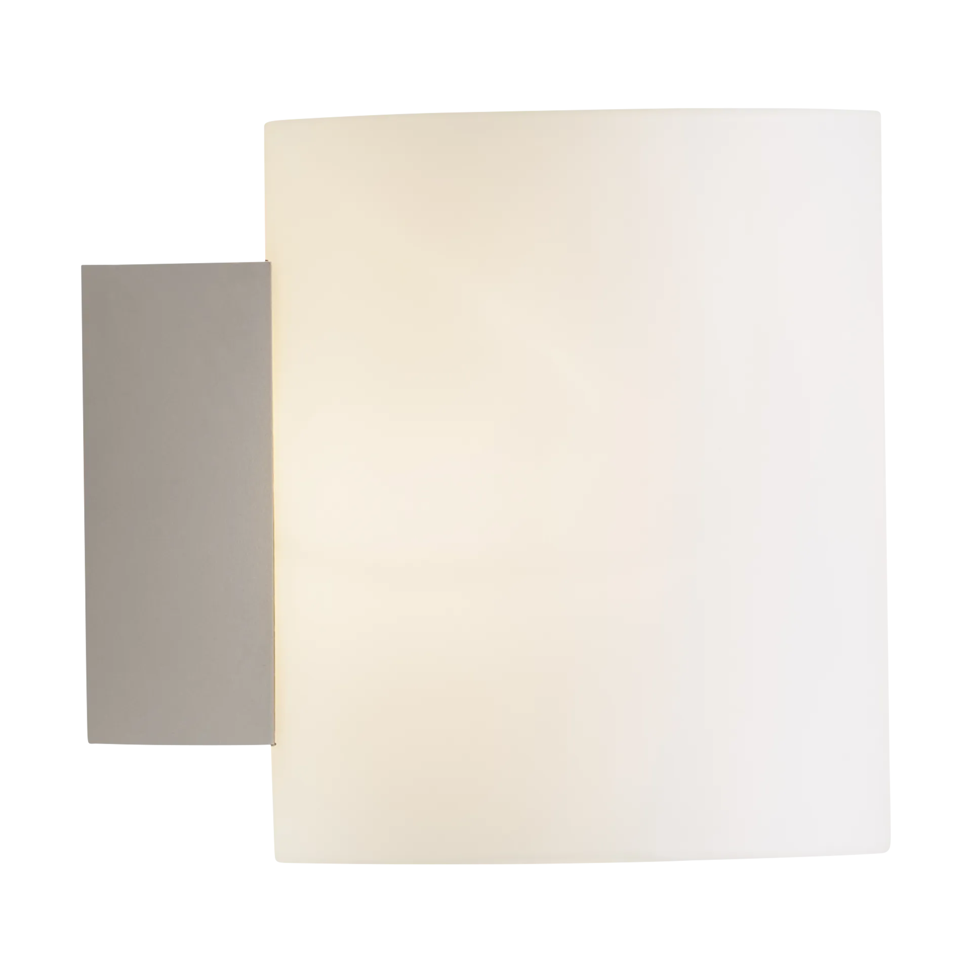 Evoke Wandleuchte klein, Vit-opal glas Herstal