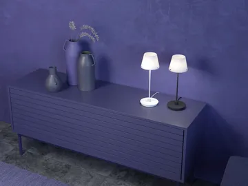 Gil il Grande table lamp - White-opal glass - Herstal