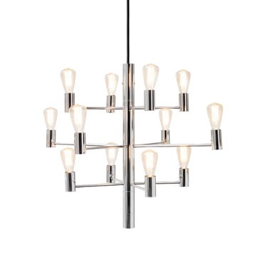 Manola 12 chandelier - chrome - Herstal