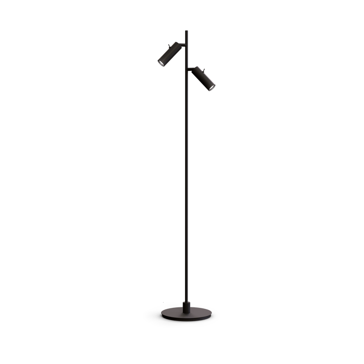 Pipeline floor lamp - Matte black, double - Herstal