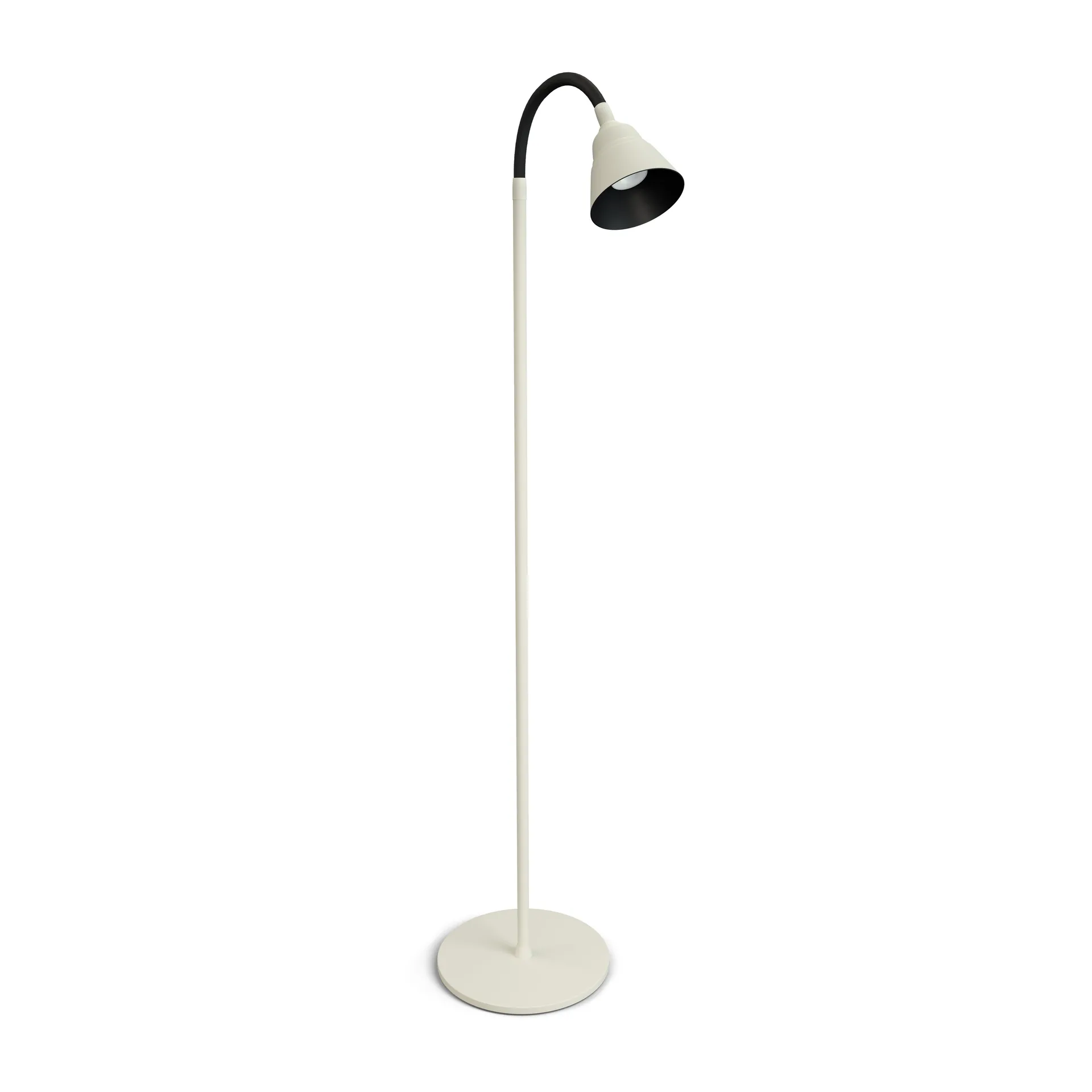 Relief floor lamp 10W, Pearl white-matte black Herstal