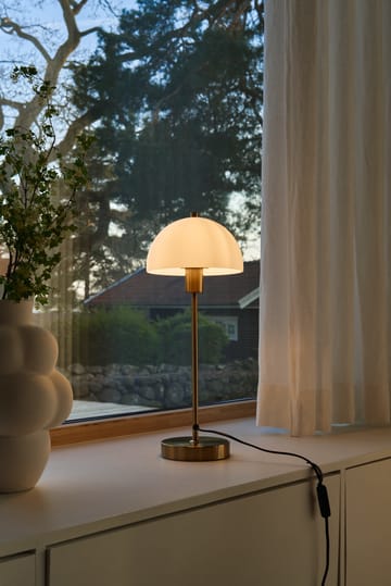 Vienda bordslampa - mässing-vit - Herstal