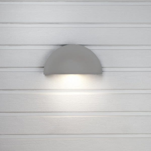 Arc vägglampa 27 cm - Grå - Hidealite