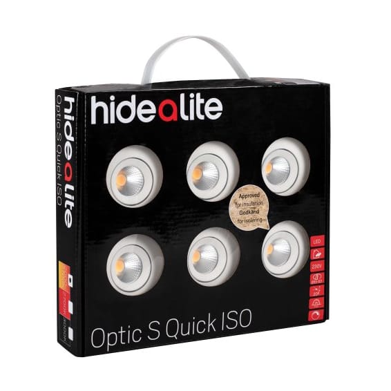 Optic S quick iso 6-pack - White - Hidealite