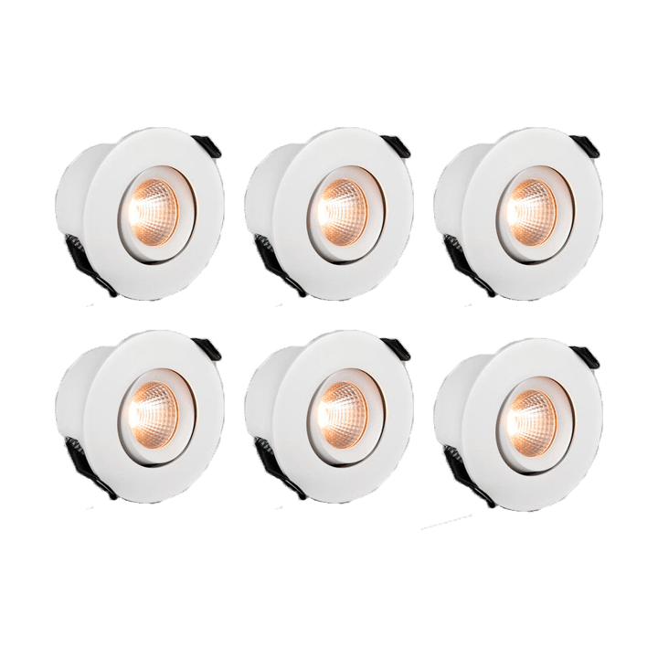 Optic S Schnell Iso 6er-Pack - Weiß - Hidealite