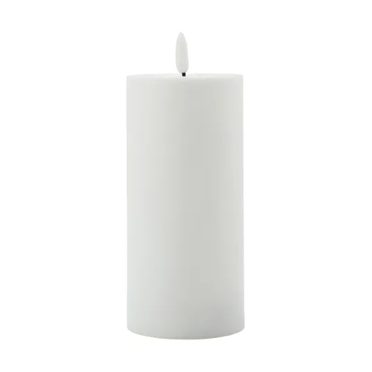 House Doctor LED candle Ø7x15 cm, White House Doctor
