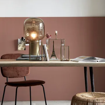 Note bordslampa - grå-mässing - House Doctor