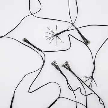 Stars Lichterkette 2,7 m - Schwarz - House Doctor