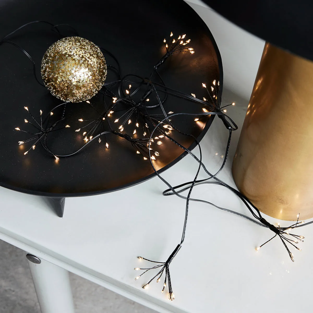 Stars Lichterkette 2,7 m, Schwarz House Doctor