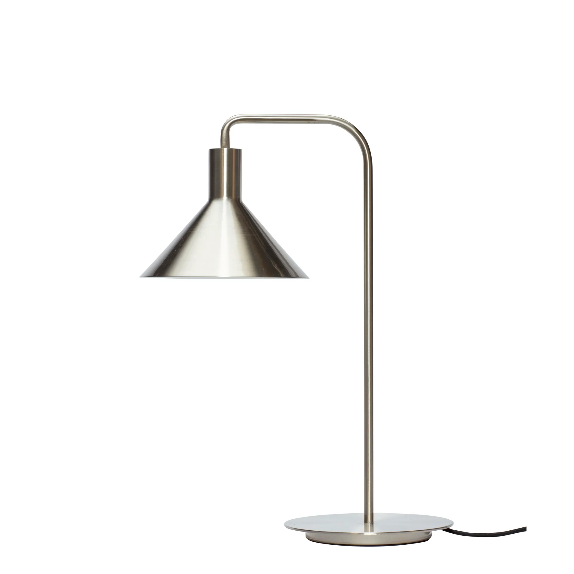 Bordslampa Ø37 cm, Nickel Hübsch Interior