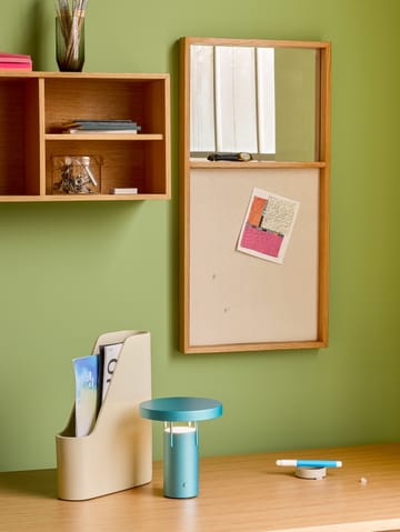 BringMe mini portable table lamp - Metallic turquoise - Hübsch Interior