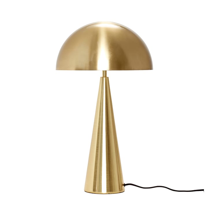 Mush bordslampa tall - Brass - Hübsch