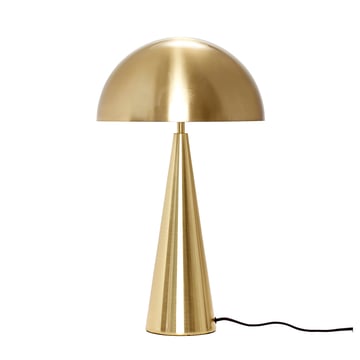 Hübsch Mush bordslampa tall Brass