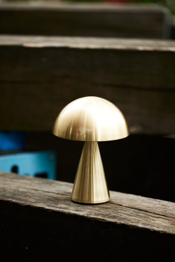 Mush portabel bordslampa - Brass - Hübsch Interior