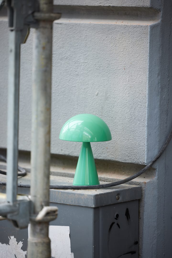 Mush portabel bordslampa, Green Hübsch Interior