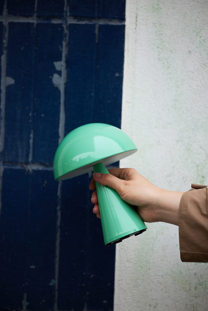 Mush portabel bordslampa, Green Hübsch Interior