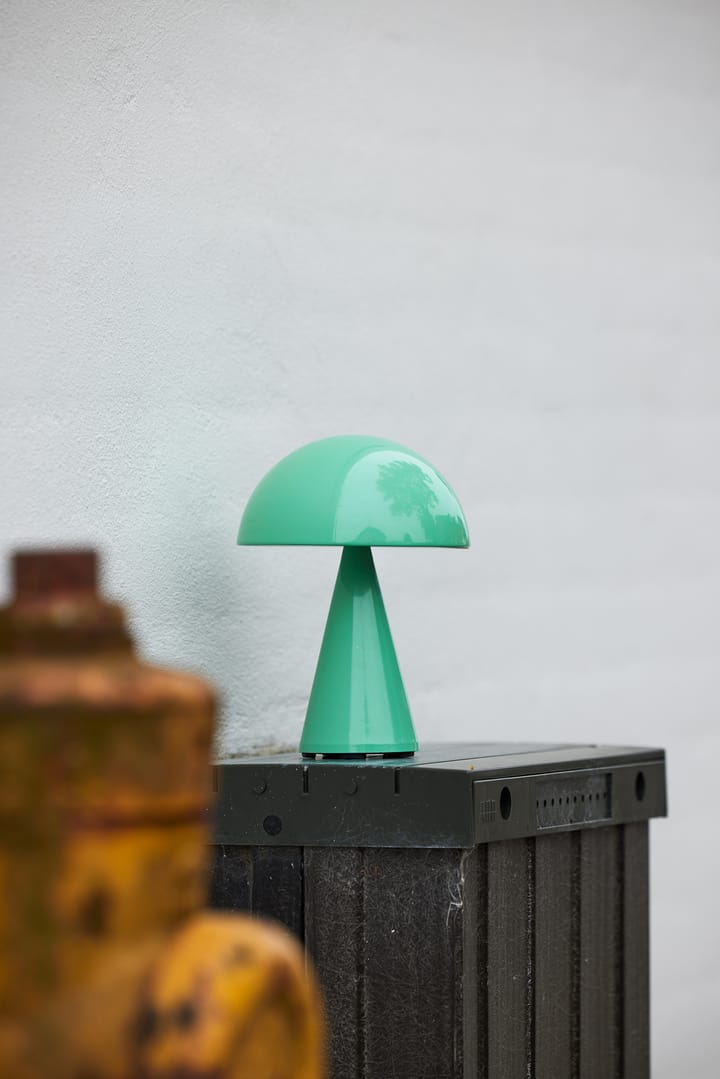 Mush portabel bordslampa, Green Hübsch Interior