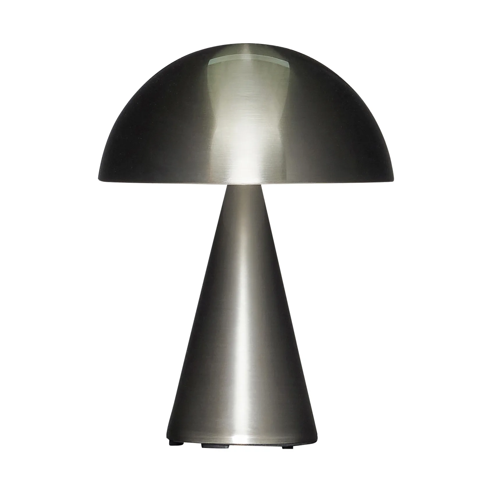 Mush portabel bordslampa, Nickel Hübsch Interior