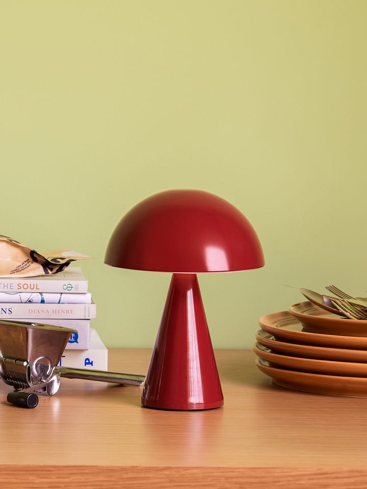 Mush portabel bordslampa, Red Hübsch Interior