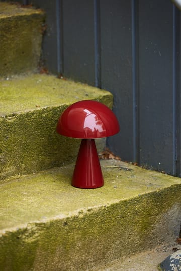 Mush portable table lamp - Red - Hübsch Interior