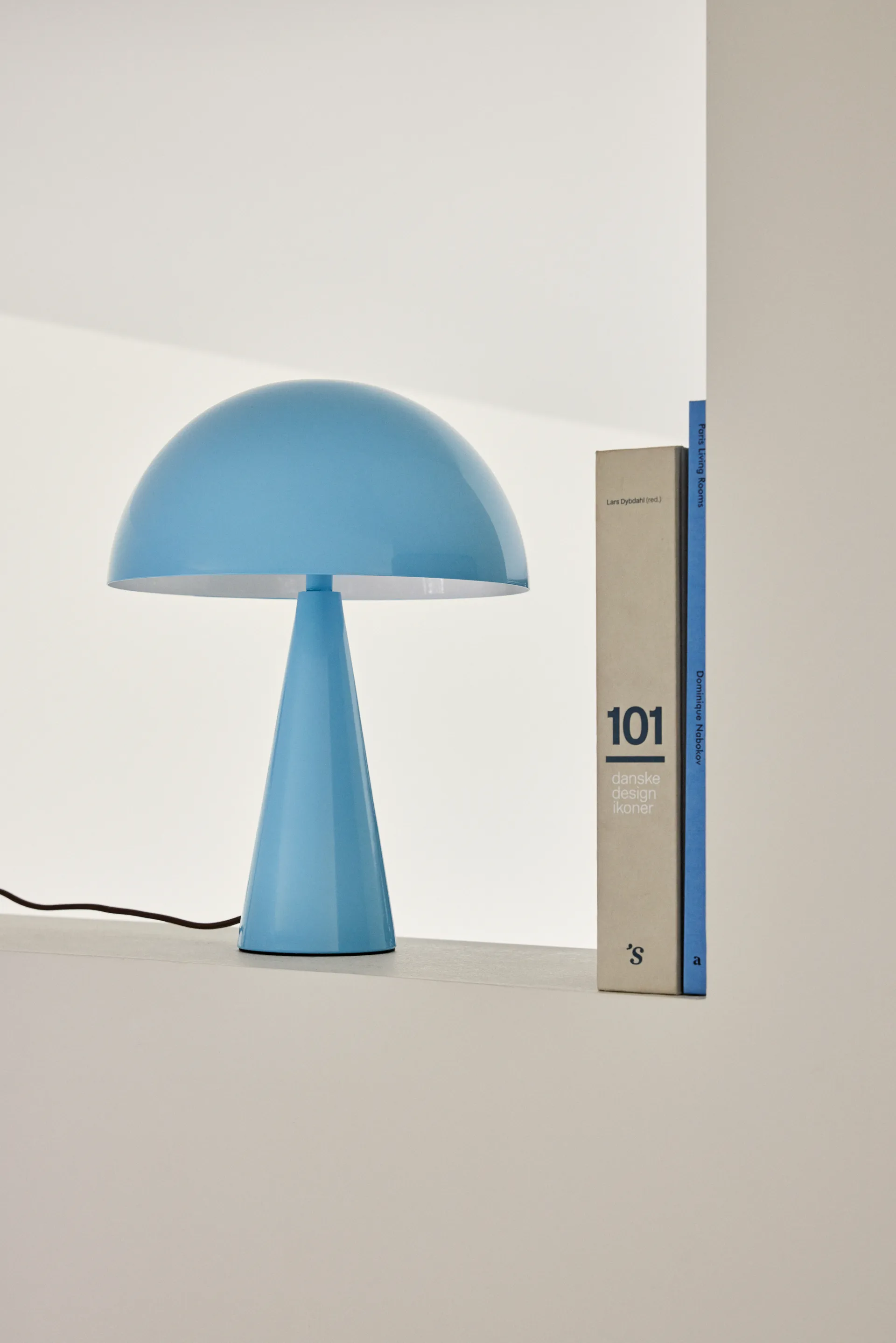 Mush table lamp mini, Light blue Hübsch Interior