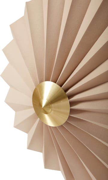 Pliss vägglampa - Beige - Hübsch Interior