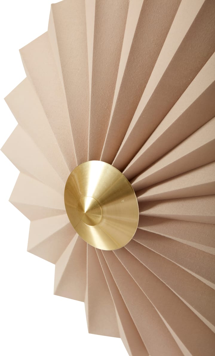 Pliss vägglampa, Beige Hübsch Interior