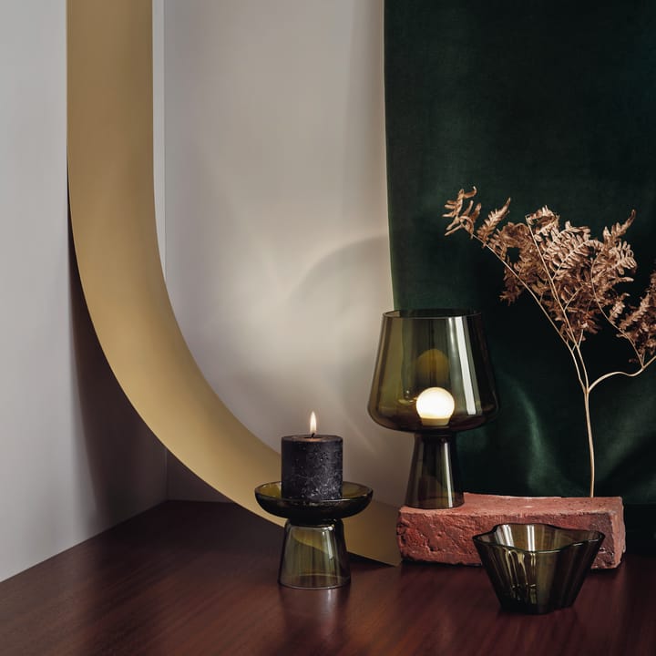 Leimu bordslampa 24 cm, mossgr�ön Iittala