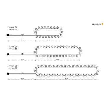 Iris lights Dreamcatcher - 35 balls - Irislights