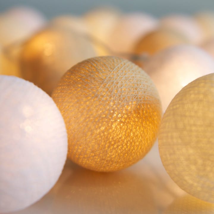 Irislights Creamy White, 20 balls Irislights