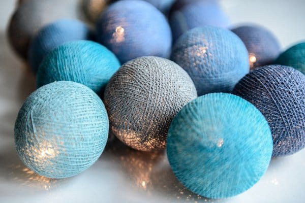 Ocean blue 20-light 390 cm - Blue - Irislights