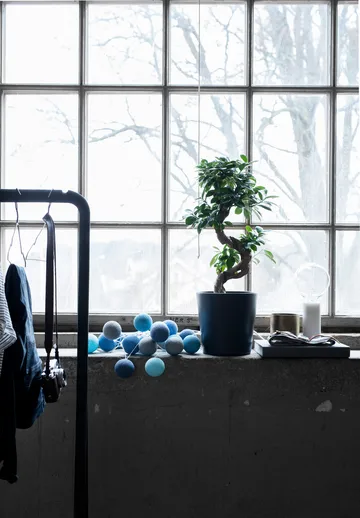 Ozeanblau 35-Licht 390 cm - Blau - Irislights