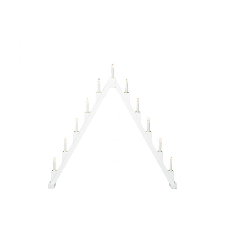 Electric candlestick 11 lights 82 cm, White Konstsmide