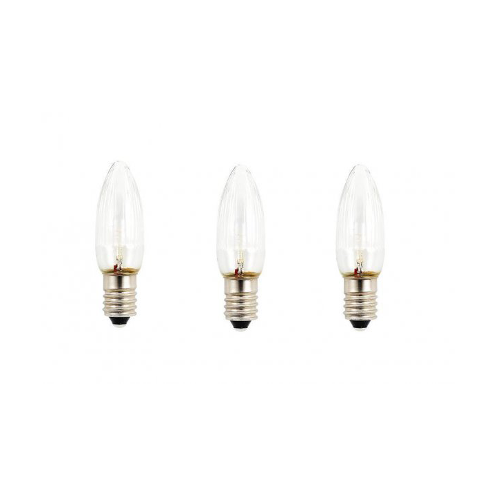 Konstsmide Ersatzleuchte 3er-Pack Transparent