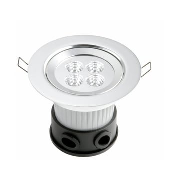 Konstsmide Inbyggnadsspot 12,5 cm Silver